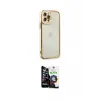 ieg™ iPhone 12 Pro Max Kılıf Çekirdek Klasik Serisi - Şeffaf Temperli Cam Ekran Koruyucu