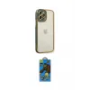 ieg™ iPhone 12 Pro Max Kılıf Çekirdek Klasik Serisi - Siyah 18D Cam Ekran Koruyucu