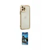 ieg™ iPhone 12 Pro Max Kılıf Çekirdek Klasik Serisi - Siyah 34D Izgaralı Cam