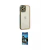 ieg™ iPhone 12 Pro Max Kılıf Çekirdek Klasik Serisi - Siyah 34D Izgaralı Cam