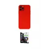 ieg™ iPhone 12 Pro Max Kılıf Çekirdek Modern Serisi - Şeffaf Temperli Cam Ekran Koruyucu