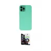 ieg™ iPhone 12 Pro Max Kılıf Çekirdek Modern Serisi - Şeffaf Temperli Cam Ekran Koruyucu