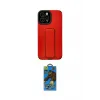 ieg™ iPhone 12 Pro Max Kılıf Çekirdek Yansıma - Siyah 18D Cam Ekran Koruyucu