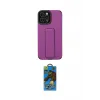 ieg™ iPhone 12 Pro Max Kılıf Çekirdek Yansıma - Siyah 18D Cam Ekran Koruyucu
