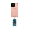 ieg™ iPhone 12 Pro Max Kılıf Çekirdek Yansıma - Siyah 18D Cam Ekran Koruyucu