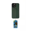ieg™ iPhone 12 Pro Max Kılıf Çekirdek Yansıma - Siyah 18D Cam Ekran Koruyucu