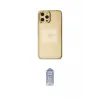 ieg™ iPhone 12 Pro Max Kılıf Doruk Doku Prime - Siyah Joko Magic 5D Cam
