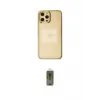 ieg™ iPhone 12 Pro Max Kılıf Doruk Doku Prime - Siyah Joko Magic 5D Hayalet Cam