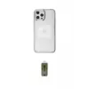 ieg™ iPhone 12 Pro Max Kılıf Doruk Doku Prime - Siyah Joko Magic 5D Hayalet Cam