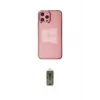 ieg™ iPhone 12 Pro Max Kılıf Doruk Doku Prime - Siyah Joko Magic 5D Hayalet Cam