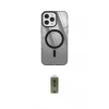 ieg™ iPhone 12 Pro Max Kılıf Doruk Prime - Siyah Joko Magic 5D Hayalet Cam