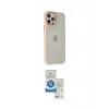 ieg™ iPhone 12 Pro Max Kılıf Eksen Doku Prime - Şeffaf Royal Nano Ekran Koruyucu