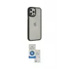 ieg™ iPhone 12 Pro Max Kılıf Eksen Doku Prime - Şeffaf Royal Nano Ekran Koruyucu