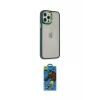 ieg™ iPhone 12 Pro Max Kılıf Eksen Doku Prime - Siyah 18D Cam Ekran Koruyucu