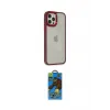 ieg™ iPhone 12 Pro Max Kılıf Eksen Doku Prime - Siyah 18D Cam Ekran Koruyucu