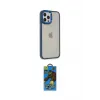 ieg™ iPhone 12 Pro Max Kılıf Eksen Doku Prime - Siyah 18D Cam Ekran Koruyucu