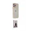 ieg™ iPhone 12 Pro Max Kılıf Eksen Doku Prime - Siyah Bilvis Hayalet Cam Ekran Koruyucu