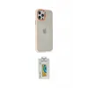ieg™ iPhone 12 Pro Max Kılıf Eksen Doku Prime - Siyah Polymer Nano Ekran Koruyucu