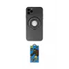 ieg™ iPhone 12 Pro Max Kılıf Eksen Klasik Prime - Siyah 18D Cam Ekran Koruyucu