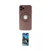 ieg™ iPhone 12 Pro Max Kılıf Eksen Klasik Prime - Siyah 34D Izgaralı Cam