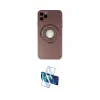 ieg™ iPhone 12 Pro Max Kılıf Eksen Klasik Prime - Siyah 3D Antistatik Cam Ekran Koruyucu