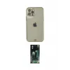 ieg™ iPhone 12 Pro Max Kılıf Eksen Minimal Koleksiyonu - Şeffaf 360 Full Body Arka Koruyucu