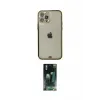 ieg™ iPhone 12 Pro Max Kılıf Eksen Minimal Koleksiyonu - Şeffaf 360 Full Body Arka Koruyucu