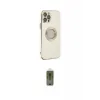 ieg™ iPhone 12 Pro Max Kılıf İz Form Serisi - Siyah Joko Magic 5D Hayalet Cam