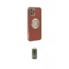 ieg™ iPhone 12 Pro Max Kılıf İz Form Serisi - Siyah Joko Magic 5D Hayalet Cam