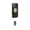ieg™ iPhone 12 Pro Max Kılıf İz Form Serisi - Siyah Joko Magic 5D Hayalet Cam