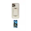 ieg™ iPhone 12 Pro Max Kılıf Kozmos Minimal Prime - Siyah 34D Izgaralı Cam