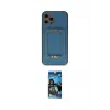 ieg™ iPhone 12 Pro Max Kılıf Kozmos Minimal Prime - Siyah 34D Izgaralı Cam