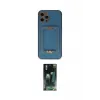 ieg™ iPhone 12 Pro Max Kılıf Kozmos Minimal Prime - Siyah 360 Mat Full Body Arka Koruyucu
