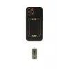 ieg™ iPhone 12 Pro Max Kılıf Kozmos Minimal Prime - Siyah Joko Magic 5D Hayalet Cam