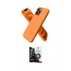 ieg™ iPhone 12 Pro Max Kılıf Kozmos Yansıma Özel Seri - Şeffaf Temperli Cam Ekran Koruyucu