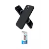 ieg™ iPhone 12 Pro Max Kılıf Kozmos Yansıma Özel Seri - Siyah 5D Eko Cam Ekran Koruyucu