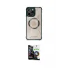 ieg™ iPhone 12 Pro Max Kılıf Kutup Modern - Şeffaf Temperli Cam Ekran Koruyucu