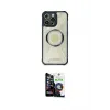 ieg™ iPhone 12 Pro Max Kılıf Kutup Modern - Şeffaf Temperli Cam Ekran Koruyucu