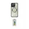 ieg™ iPhone 12 Pro Max Kılıf Kutup Modern - Siyah Polymer Nano Ekran Koruyucu