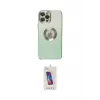 ieg™ iPhone 12 Pro Max Kılıf Kutup Yansıma Özel Seri - Siyah Joko 5D Cam