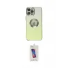 ieg™ iPhone 12 Pro Max Kılıf Kutup Yansıma Özel Seri - Siyah Joko 5D Cam