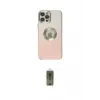 ieg™ iPhone 12 Pro Max Kılıf Kutup Yansıma Özel Seri - Siyah Joko Magic 5D Hayalet Cam