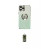 ieg™ iPhone 12 Pro Max Kılıf Kutup Yansıma Özel Seri - Siyah Joko Magic 5D Hayalet Cam