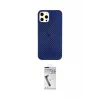 ieg™ iPhone 12 Pro Max Kılıf Nova Çizgi - Şeffaf Uv Polymer Nano Ekran Koruyucu