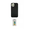 ieg™ iPhone 12 Pro Max Kılıf Nova Çizgi - Siyah Polymer Nano Ekran Koruyucu
