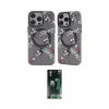 ieg™ iPhone 12 Pro Max Kılıf Nova Doku Koleksiyonu - Şeffaf 360 Full Body Arka Koruyucu