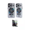 ieg™ iPhone 12 Pro Max Kılıf Nova Doku Koleksiyonu - Şeffaf Temperli Cam Ekran Koruyucu