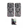 ieg™ iPhone 12 Pro Max Kılıf Nova Doku Koleksiyonu - Şeffaf Temperli Cam Ekran Koruyucu
