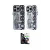 ieg™ iPhone 12 Pro Max Kılıf Nova Doku Koleksiyonu - Şeffaf Temperli Cam Ekran Koruyucu