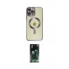 ieg™ iPhone 12 Pro Max Kılıf Nova Işık Özel Seri - Şeffaf 360 Full Body Arka Koruyucu